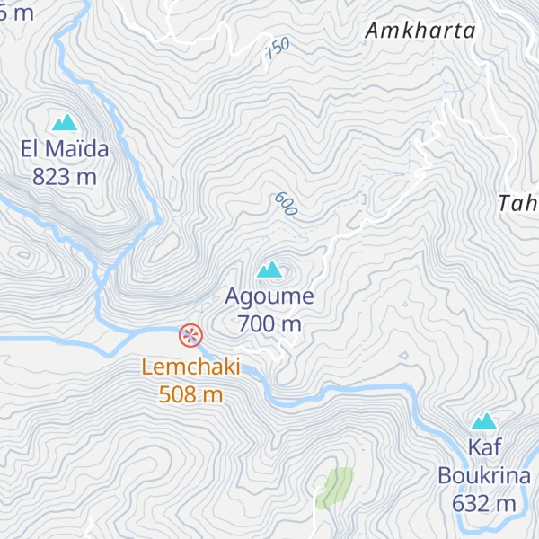 Map of Agoume