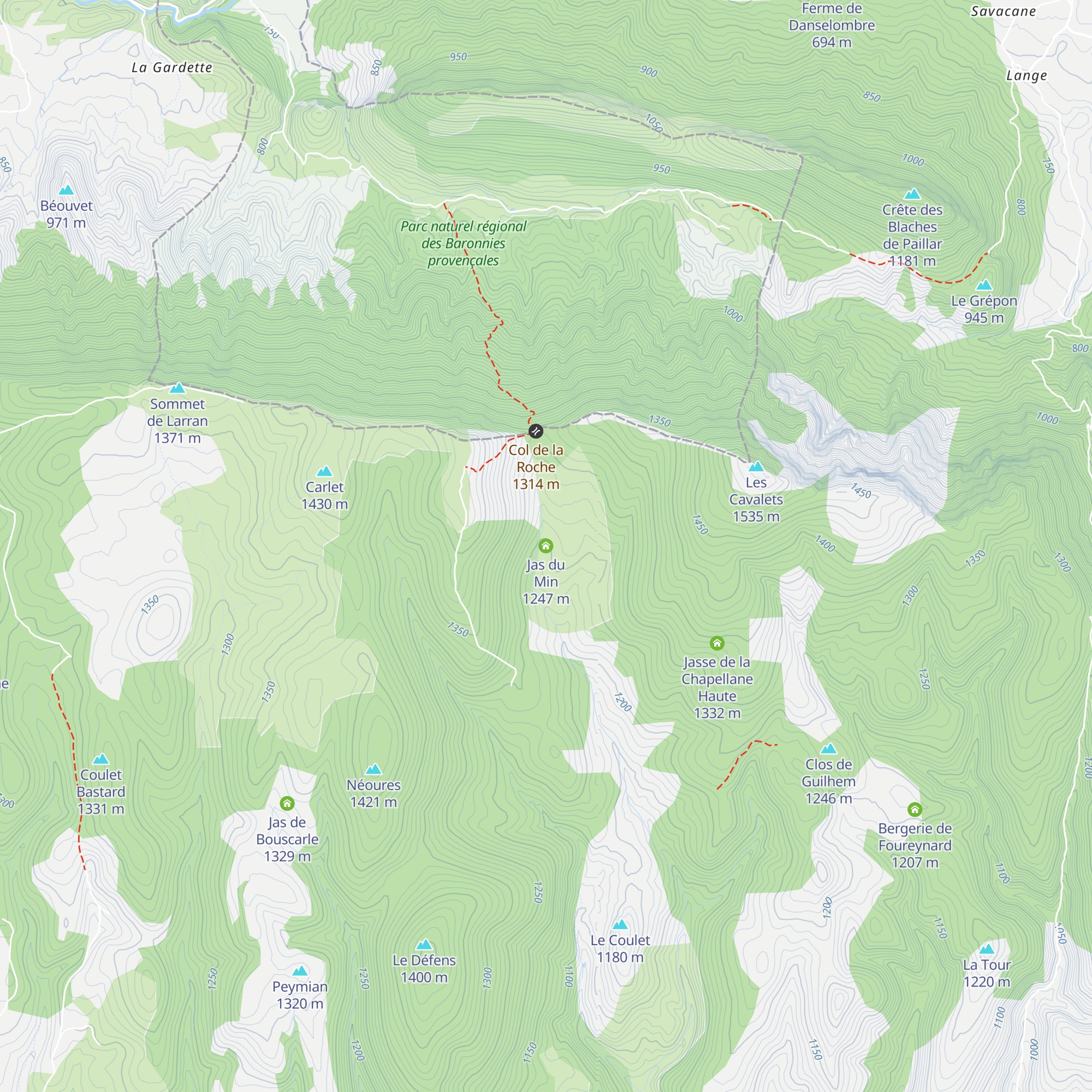 Jas du Min map