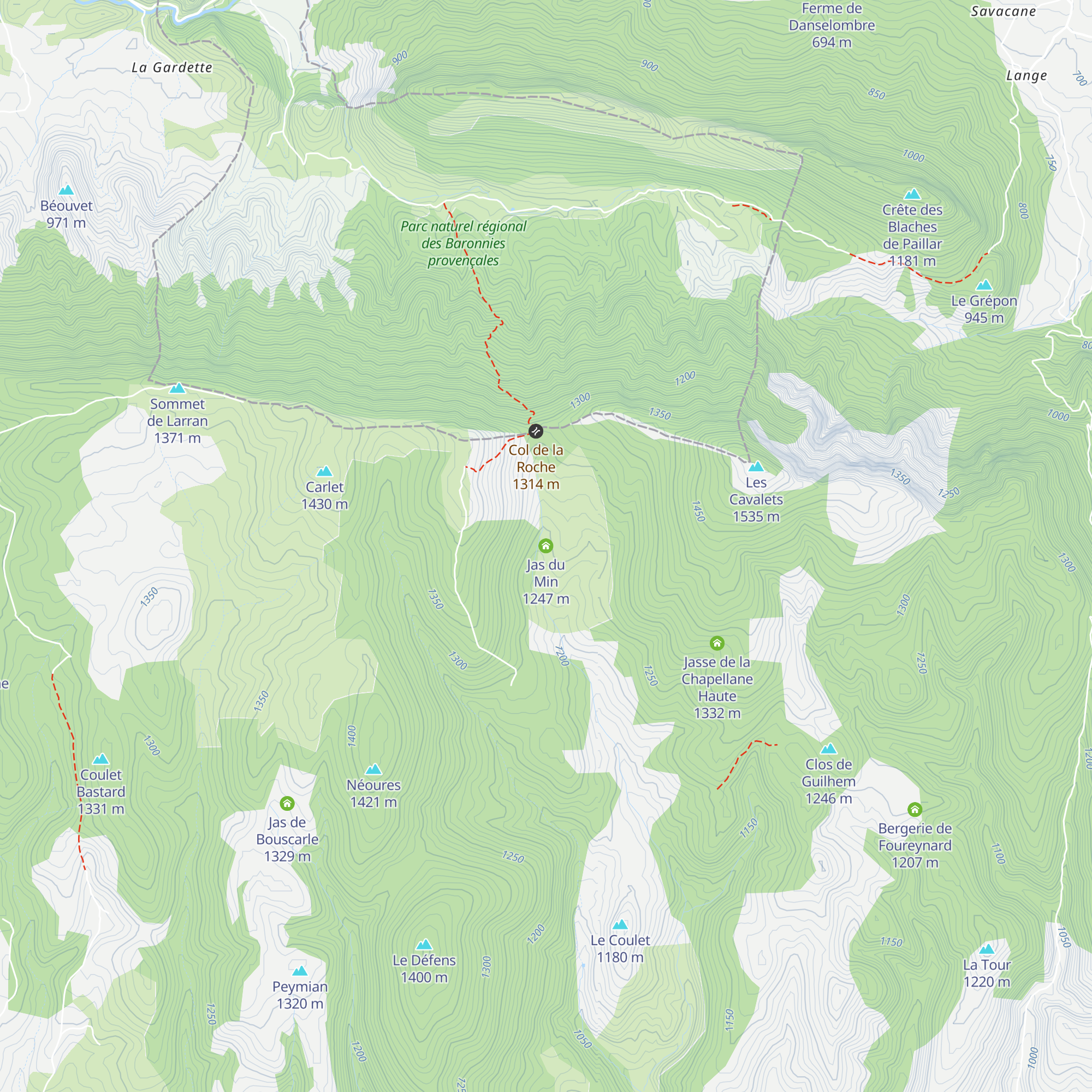Jas du Min map