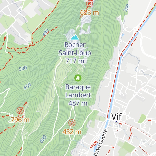 Map of Baraque Lambert
