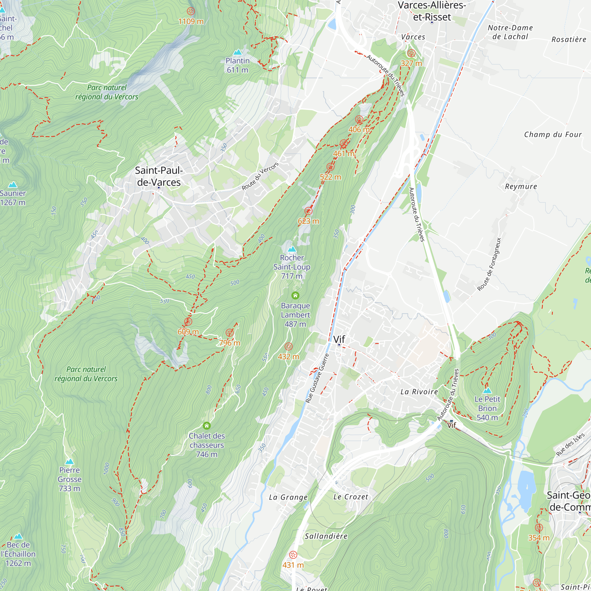 Baraque Lambert map