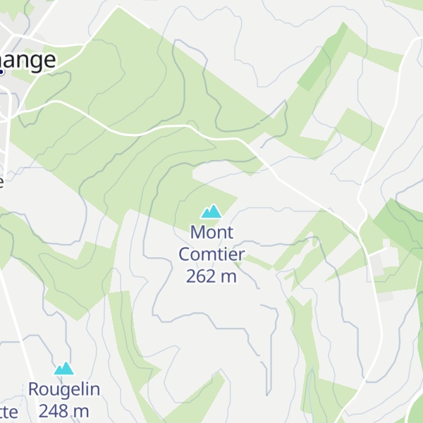 Map of Mont Comtier