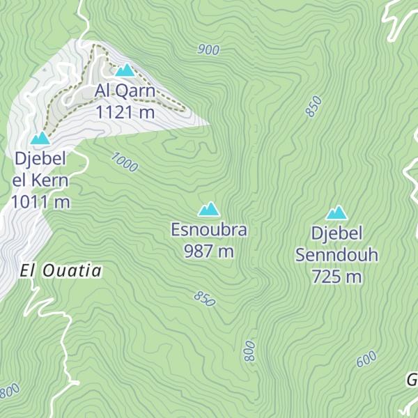 Map of Esnoubra