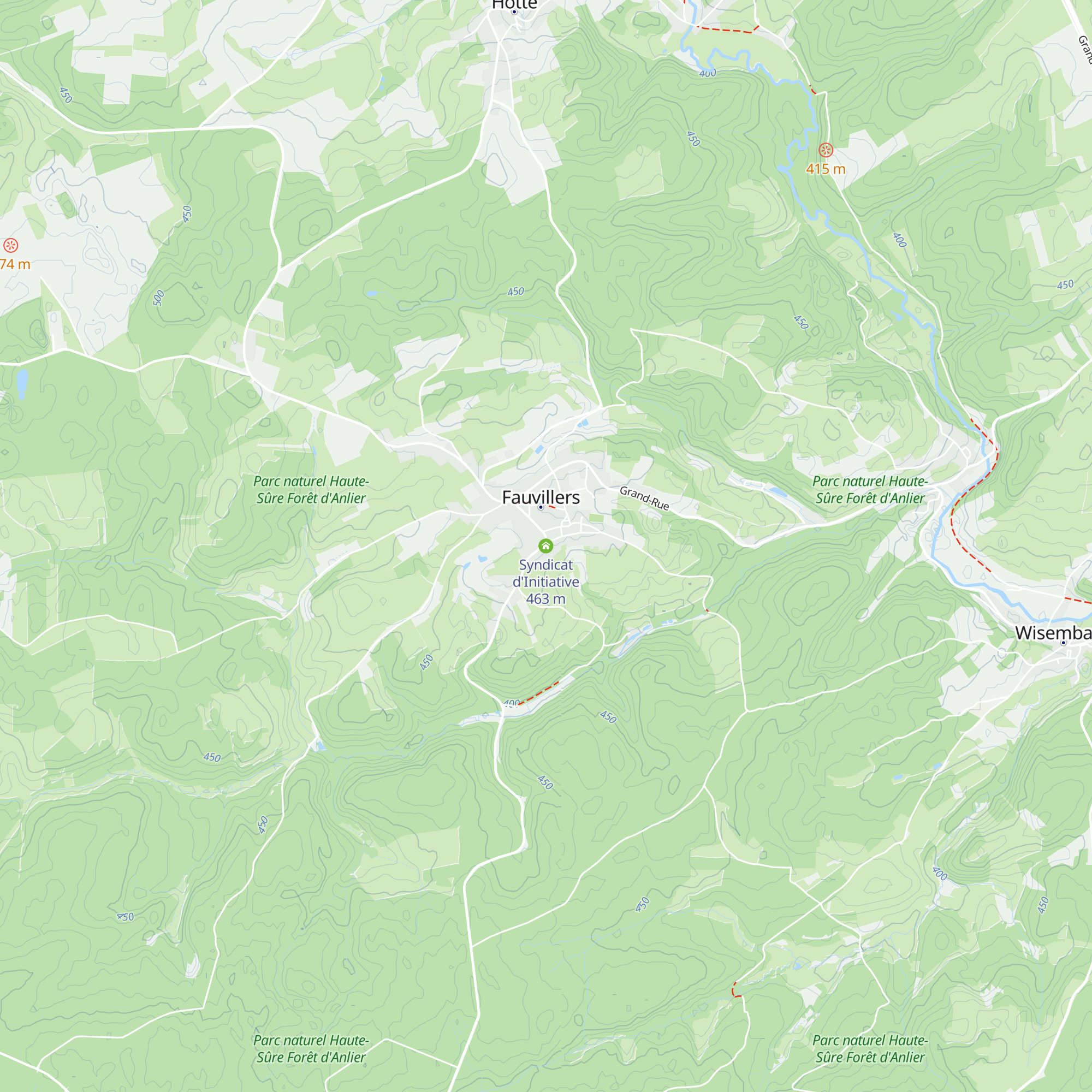 Syndicat d'Initiative map