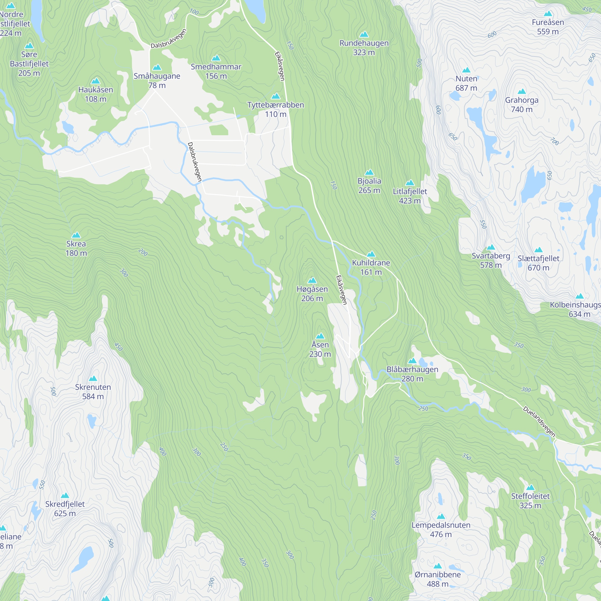 Arquebushytta map