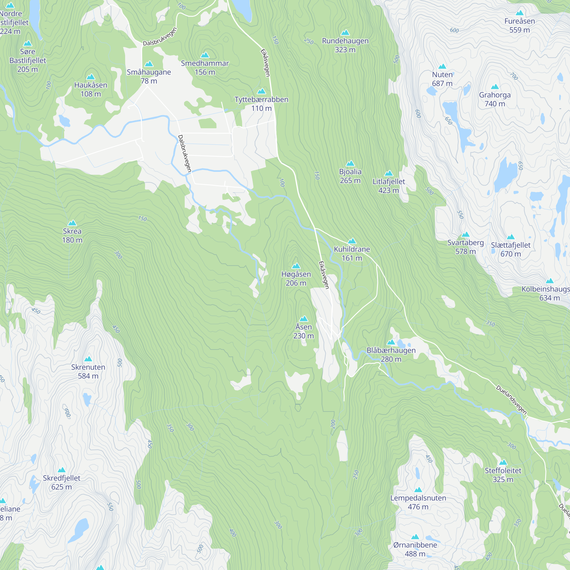 Arquebushytta map