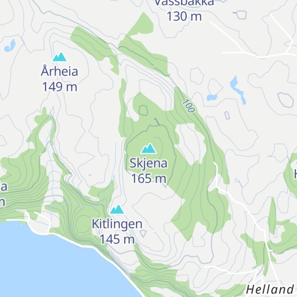 Map of Skjena