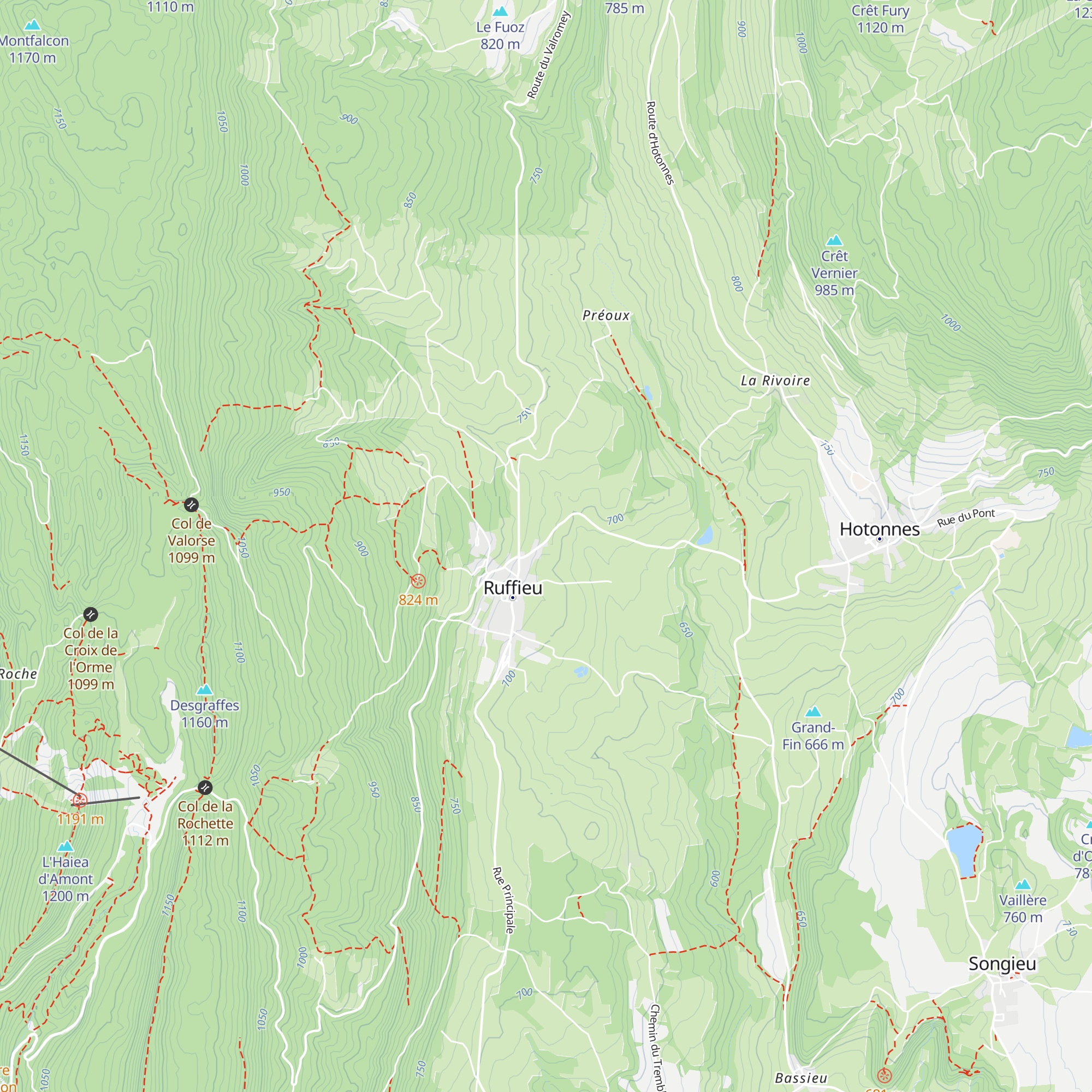 Gîte Natur'Ailes map
