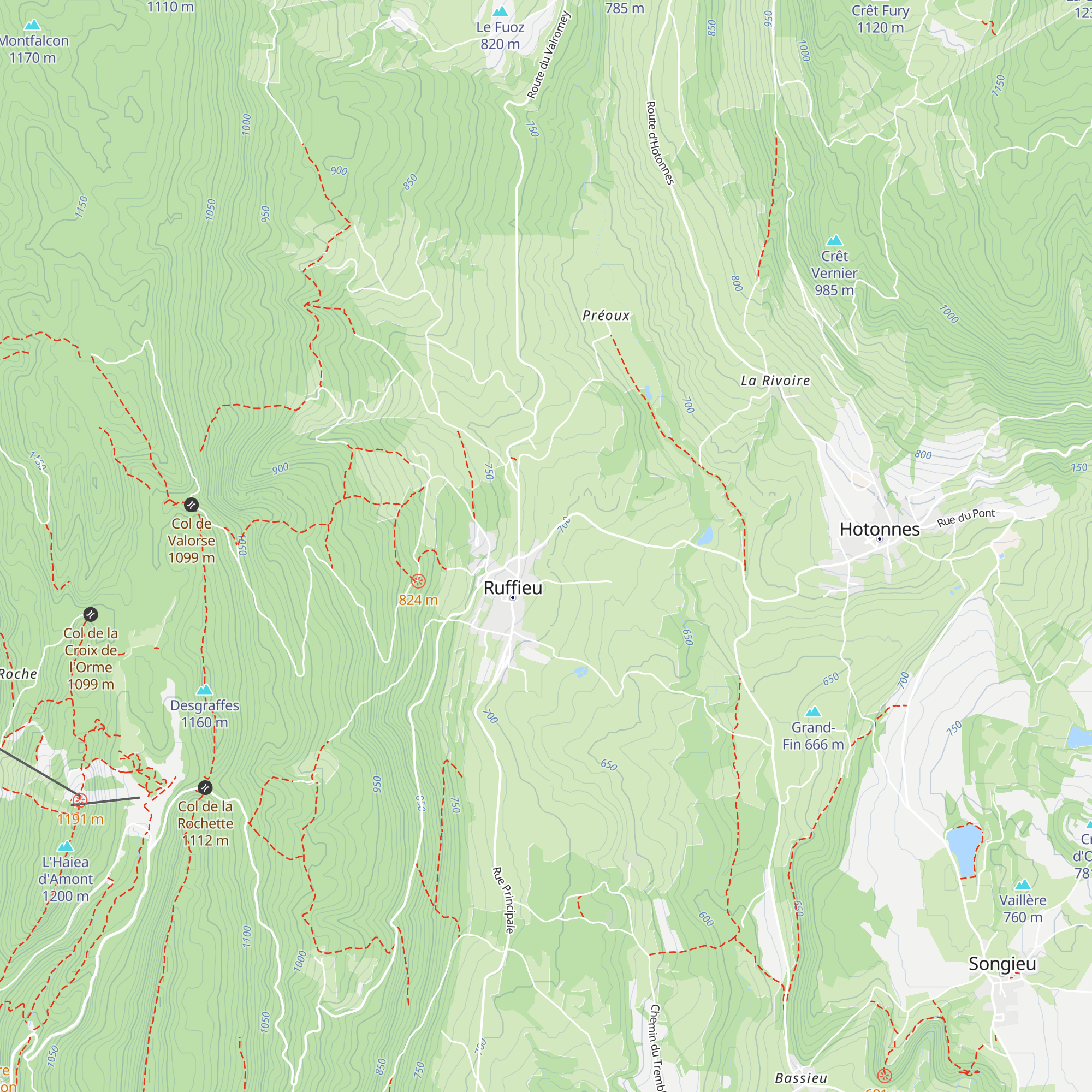 Gîte Natur'Ailes map