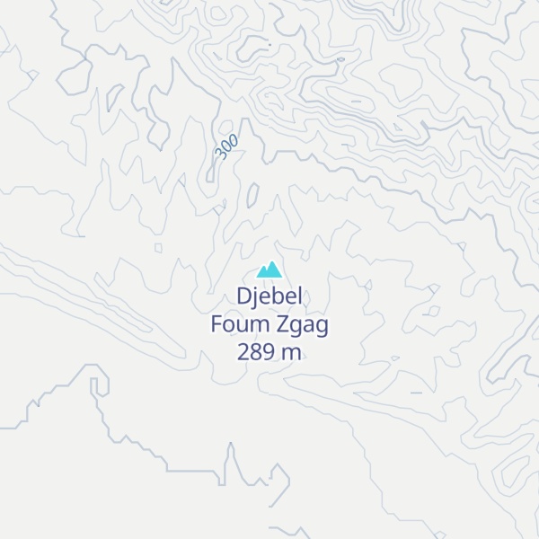 Map of Djebel Foum Zgag
