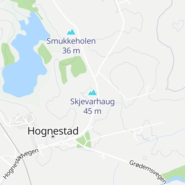Map of Skjevarhaug