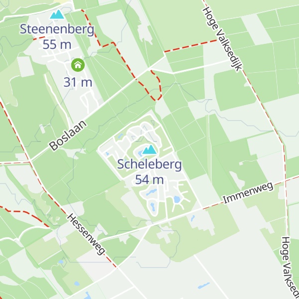 Map of Scheleberg