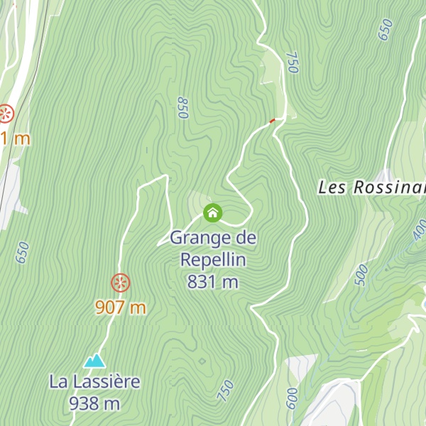 Map of Grange de Repellin
