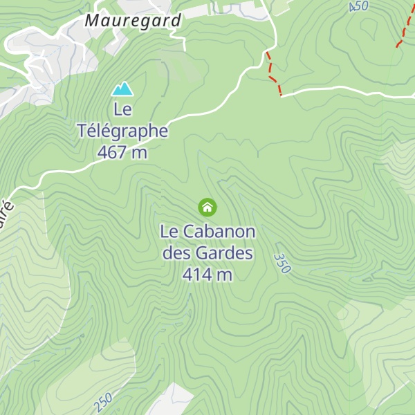 Map of Le Cabanon des Gardes