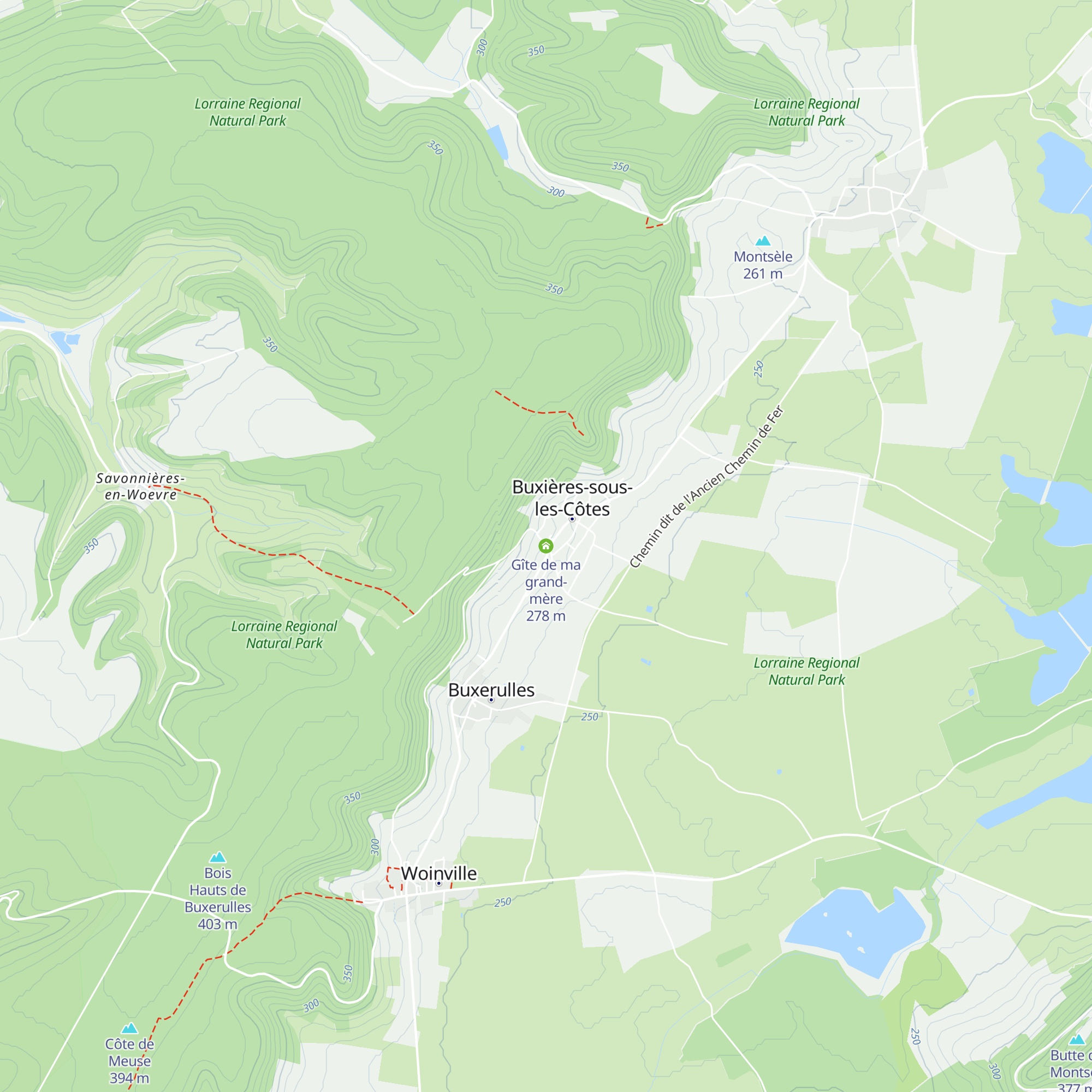 Gîte de ma grand-mère map