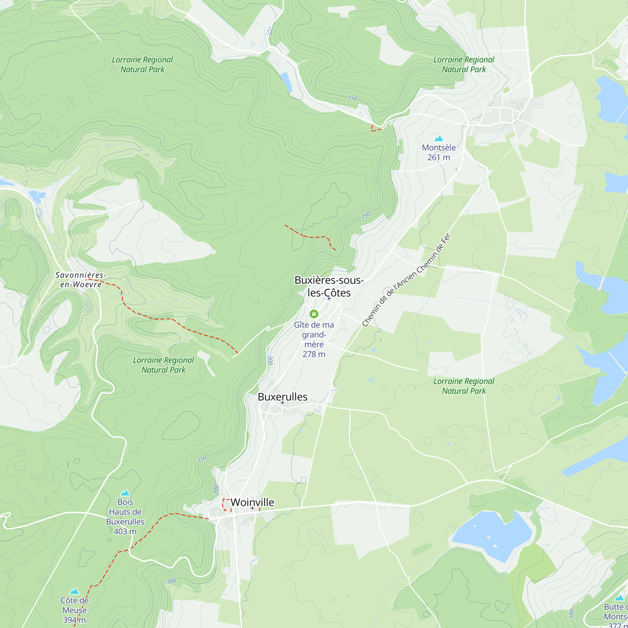 Gîte de ma grand-mère map