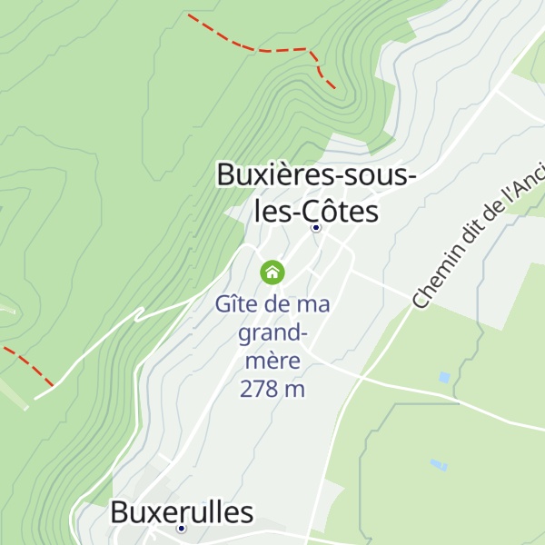 Map of Gîte de ma grand-mère
