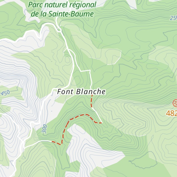 Map of Centre Equestre Font Blanche