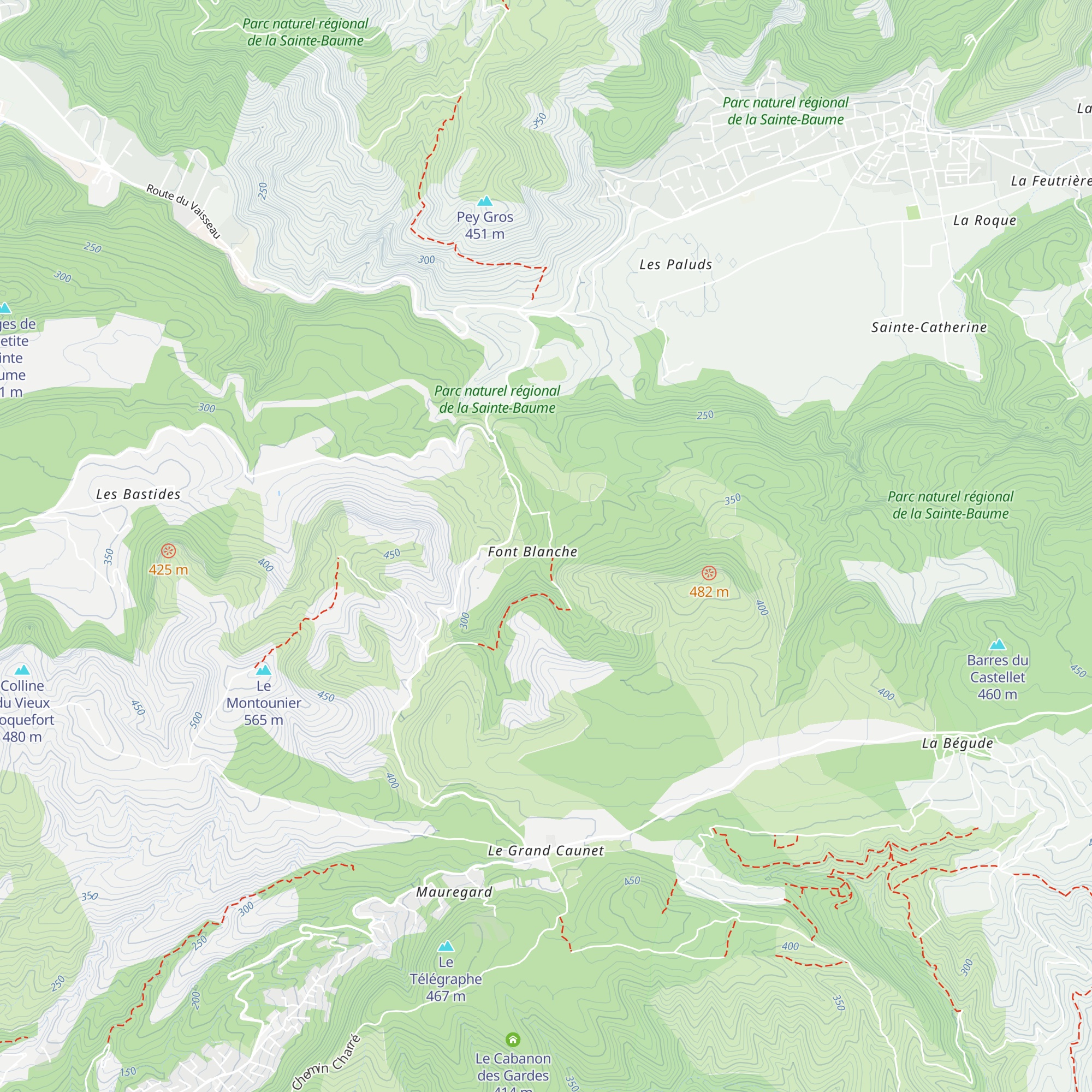 Centre Equestre Font Blanche map