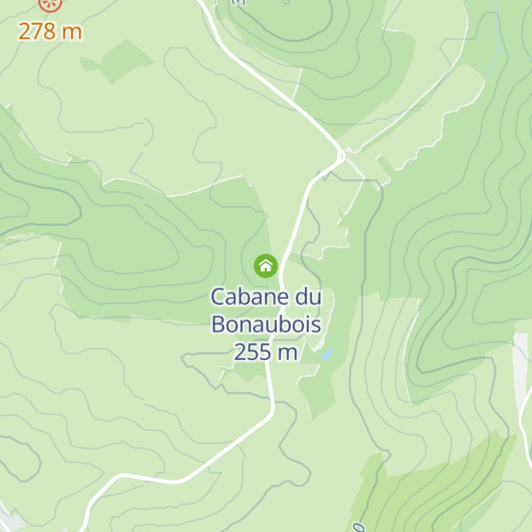 Map of Cabane du Bonaubois
