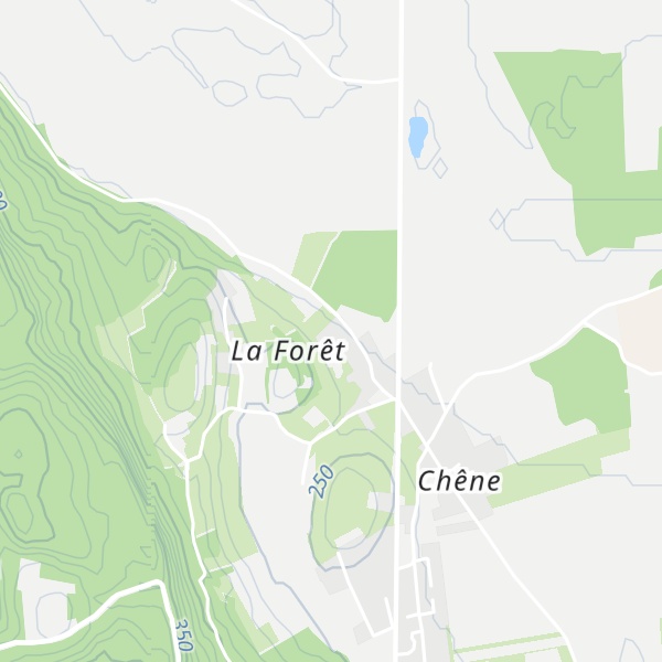 Map of Gîte Le Chalet du Choucas