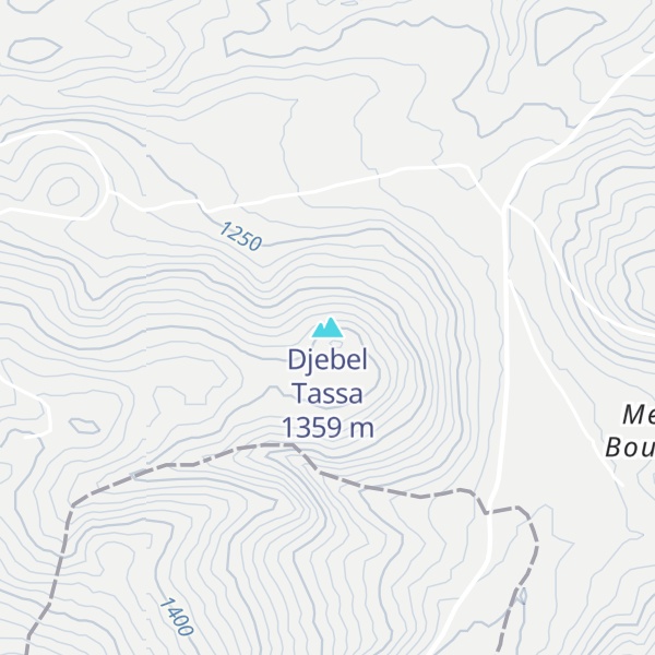 Map of Djebel Tassa