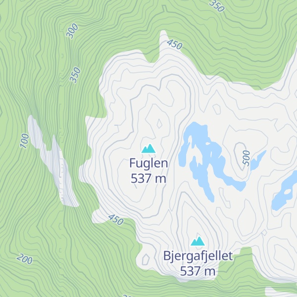 Map of Fuglen