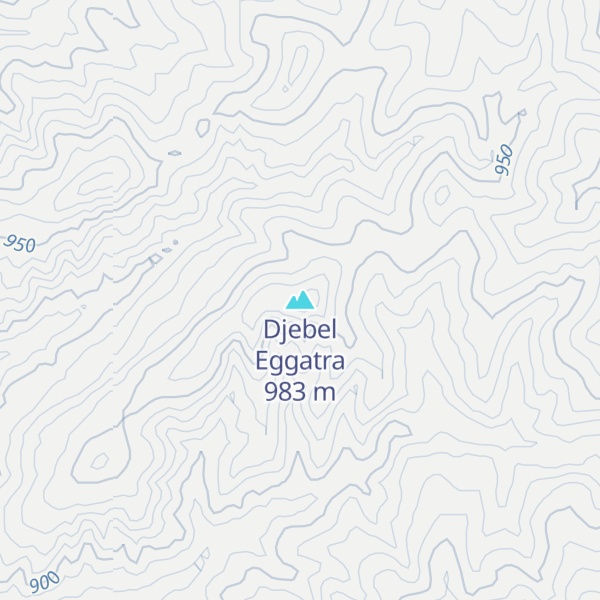 Map of Djebel Eggatra
