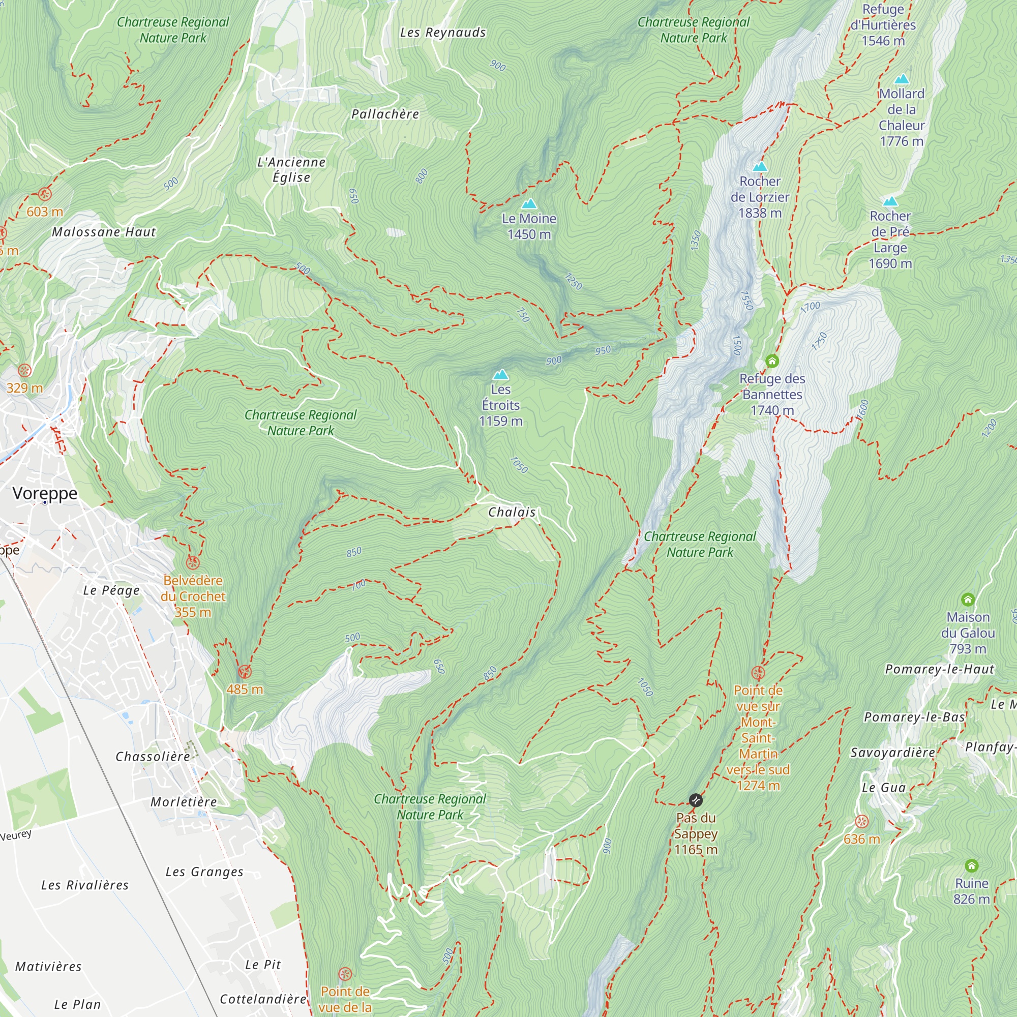 Ermitage map