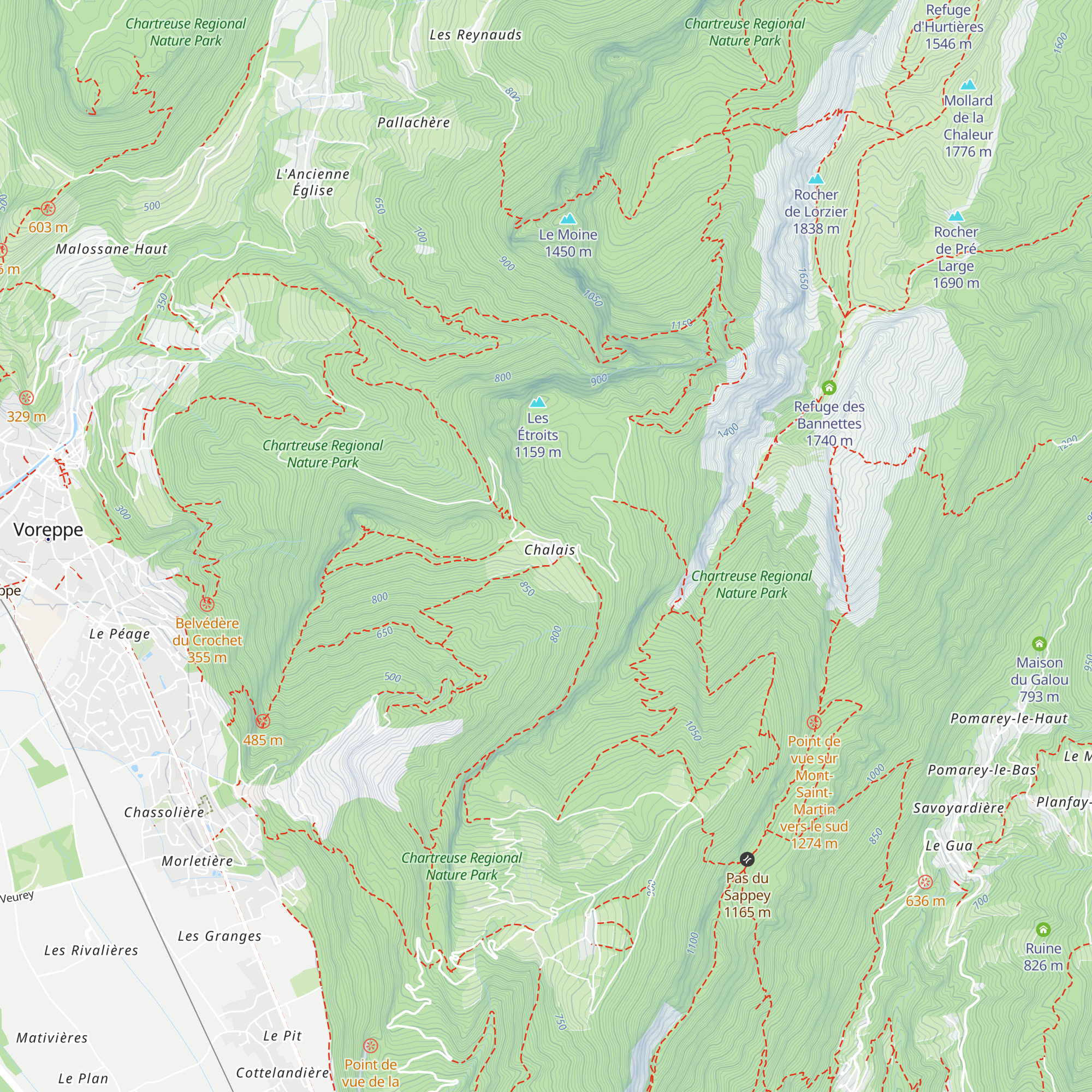 Ermitage map