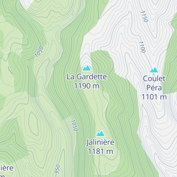 Map of La Gardette