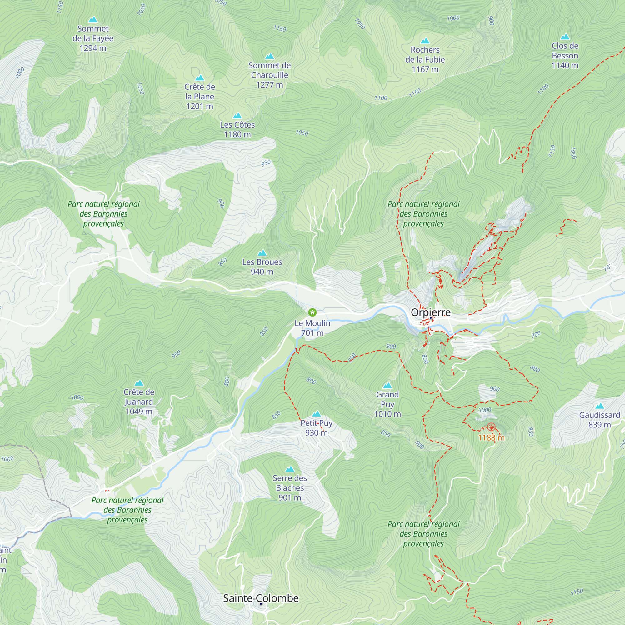 Le Moulin map