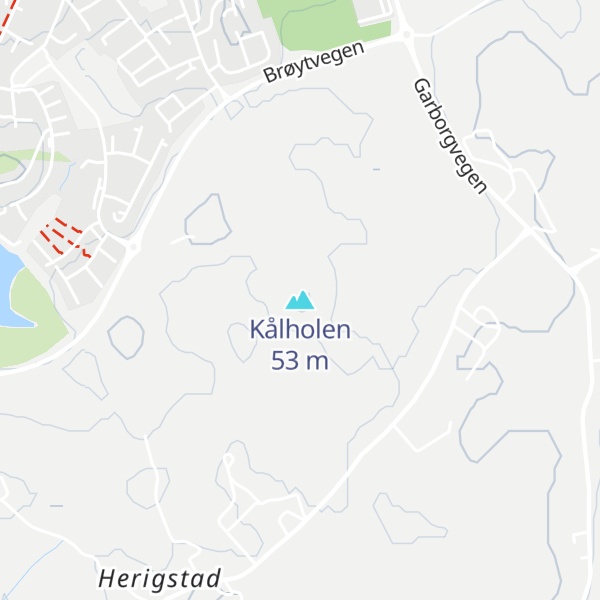 Map of Kålholen