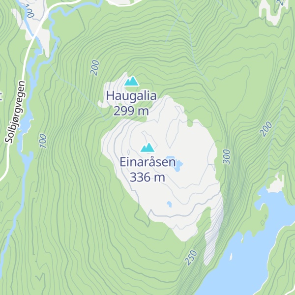 Map of Einaråsen
