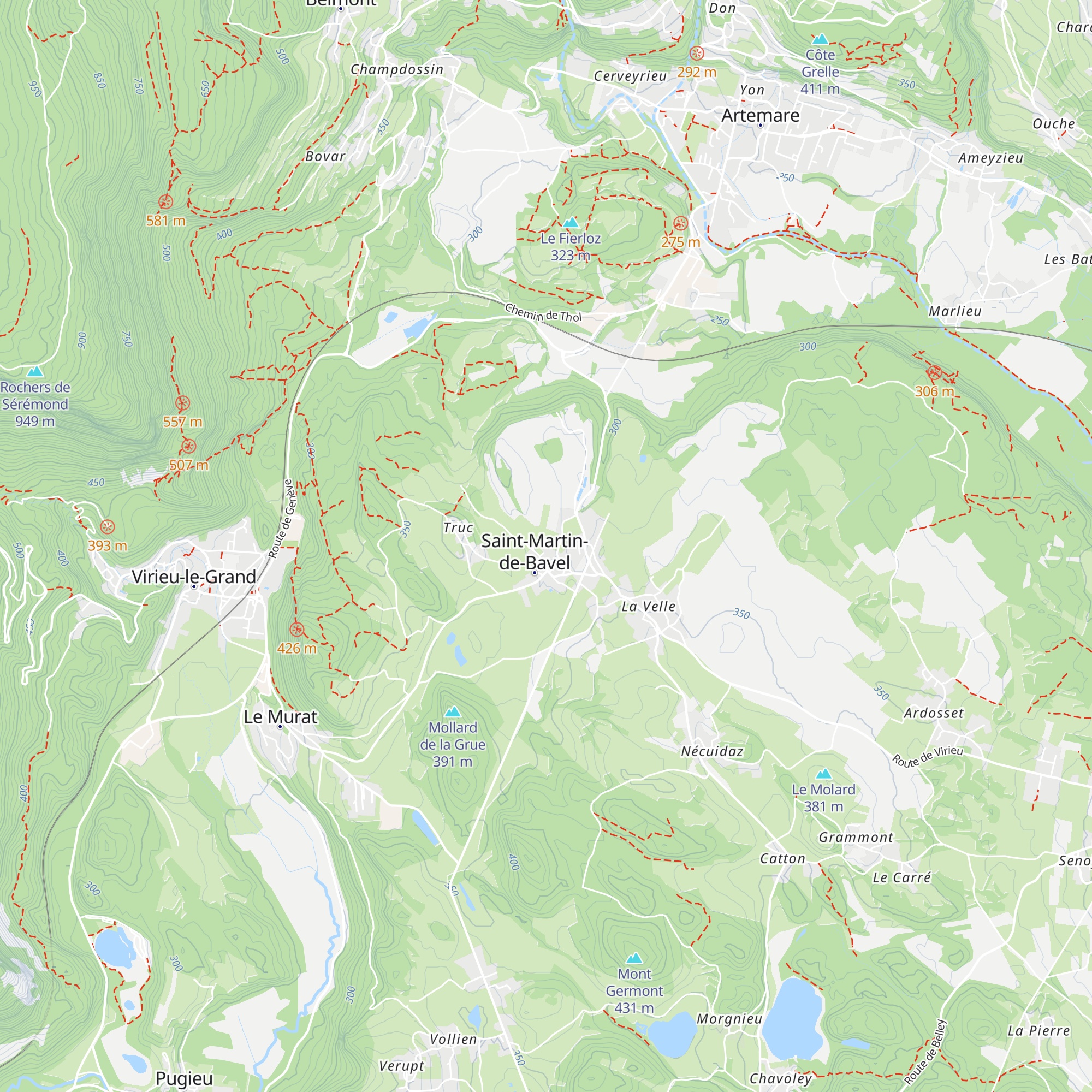 Gîtes des Pierres Levées map