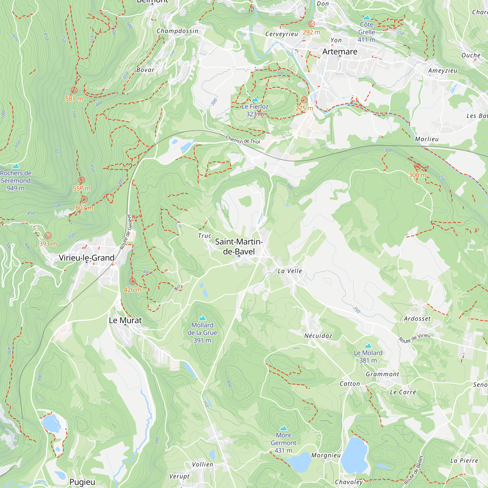 Gîtes des Pierres Levées map