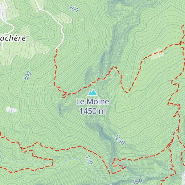 Map of Le Moine