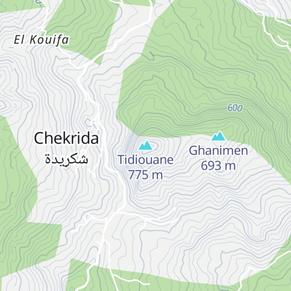 Map of Tidiouane