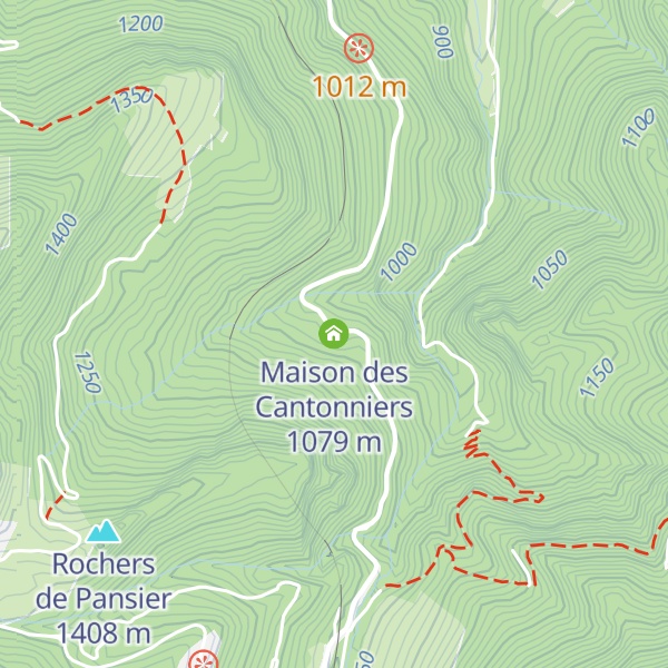 Map of Maison des Cantonniers