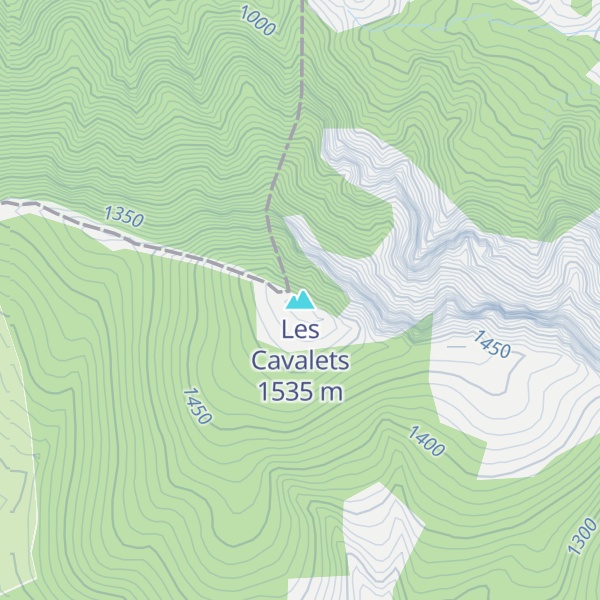 Map of Les Cavalets