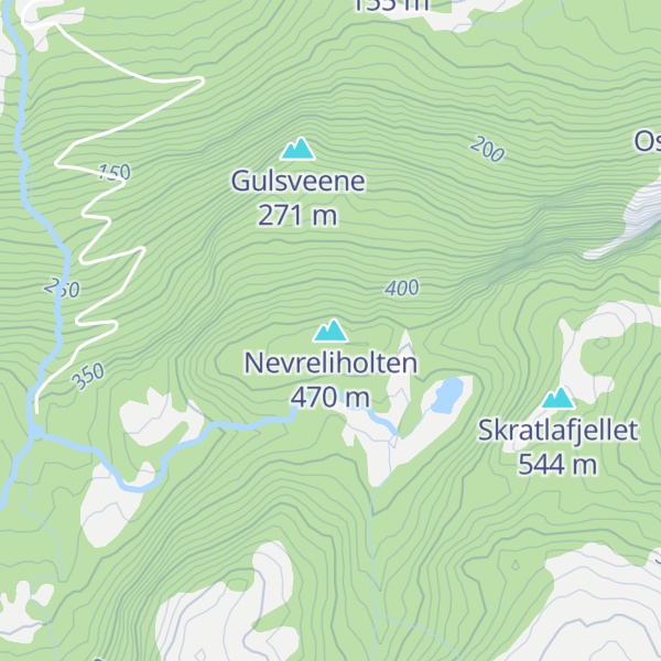 Map of Nevreliholten