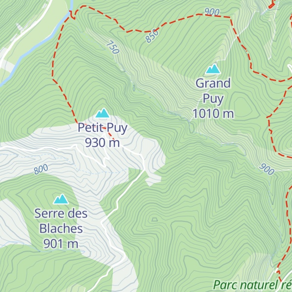 Map of Les Chiquets