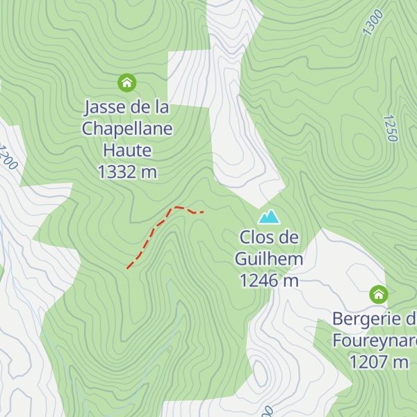 Map of Clos de Guilhem