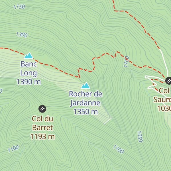 Map of Rocher de Jardanne