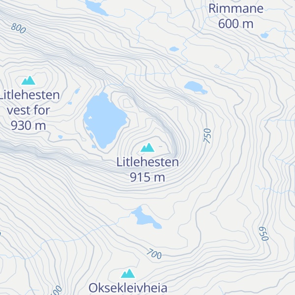 Map of Litlehesten