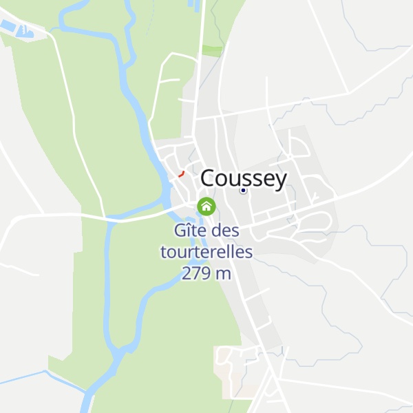 Map of Gîte des tourterelles