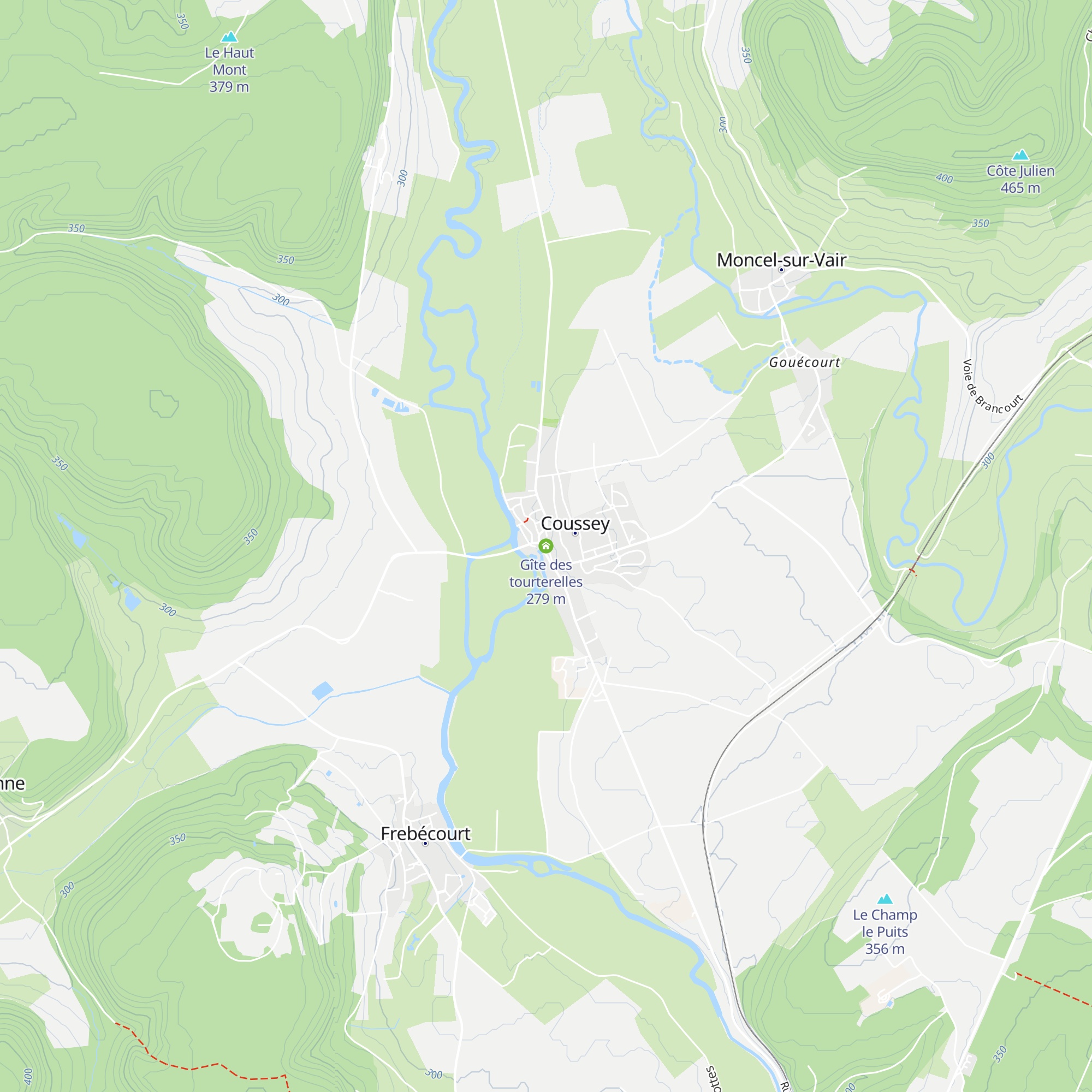 Gîte des tourterelles map