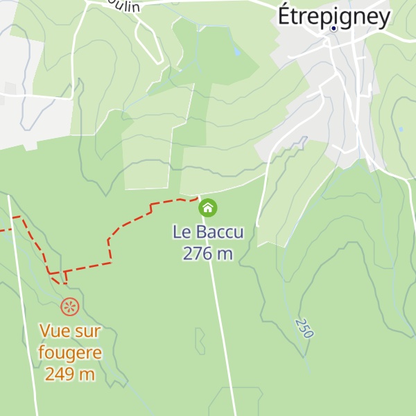 Map of Le Baccu