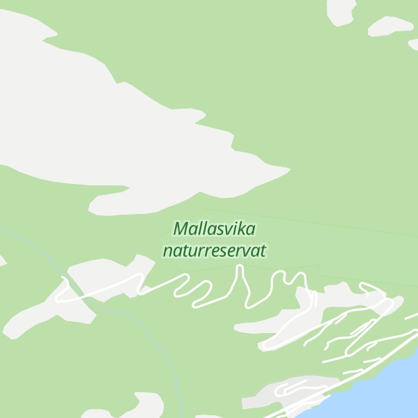 Map of Mallasvikfjellet