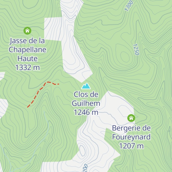 Map of Clos de Guilhem